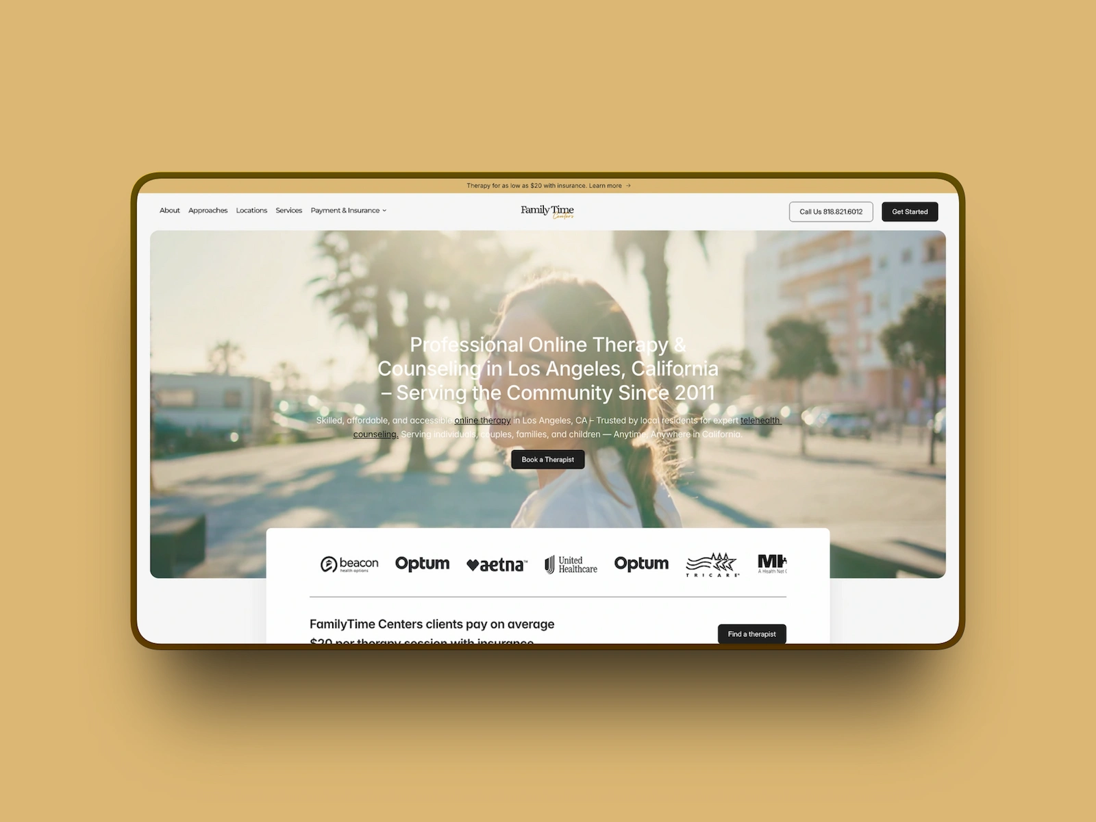 HIPAA Compliant HealthTech Website Design with Patient Booking System